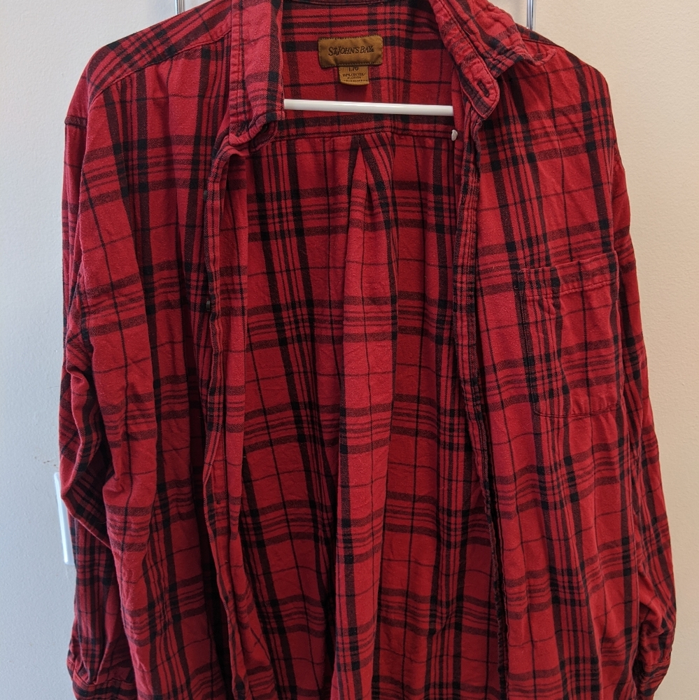 Red plaid shirt